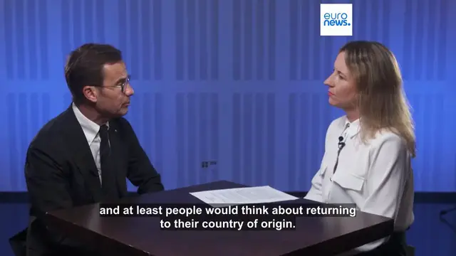 Video thumbnail for 'We do have a problem' with integration of immigrants, Swedish PM tells Euronews