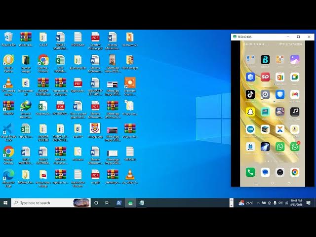 Video thumbnail for How to show your phone screen on the Laptop - SCRCPY
