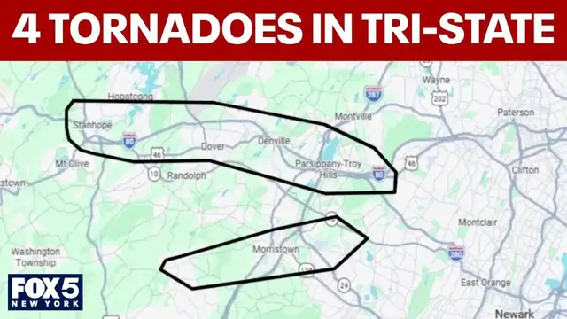 Video thumbnail for 4 tornadoes touched down in the Tri-State, NWS confirms