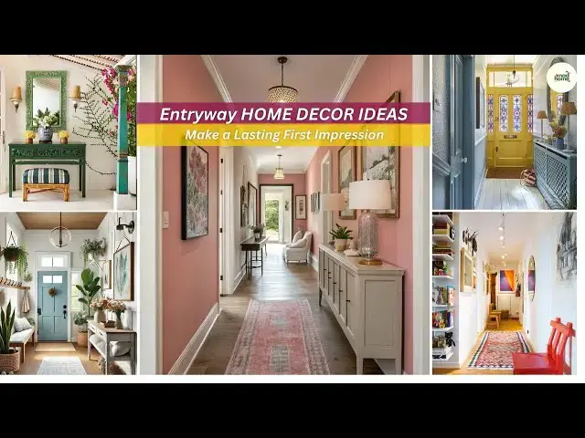 'Video thumbnail for Entryway Home Decor Design Ideas | Make a Lasting First Impression'