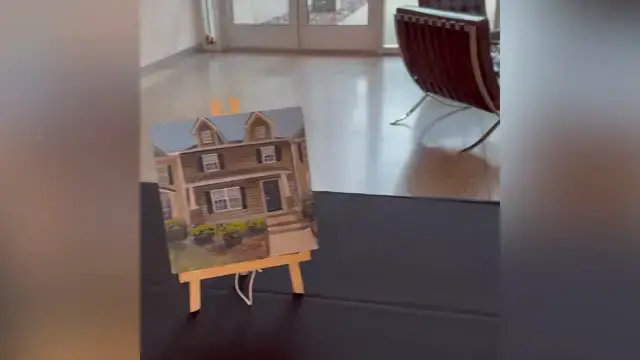 Video thumbnail for Boyfriend Plans Surprise Proposal In Museum Filled With Paintings Of Couple's Memories | Happily TV