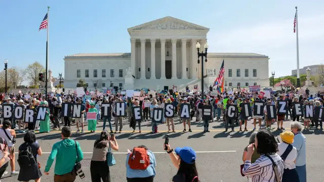 Video thumbnail for 'Trump not going to give up easily' on bid to restrict birthright citizenship despite SCOTUS stop