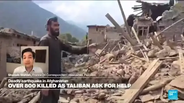 'Video thumbnail for Afghanistan earthquake kills more than 800, flattens villages'