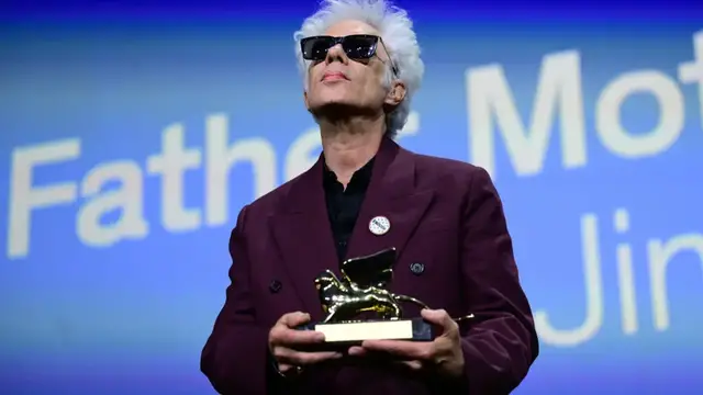 'Video thumbnail for US independent director Jim Jarmusch beats Gaza war film to Venice top prize'