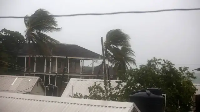 'Video thumbnail for Hurricane Melissa bears down on Jamaica as its strongest storm in recorded history'