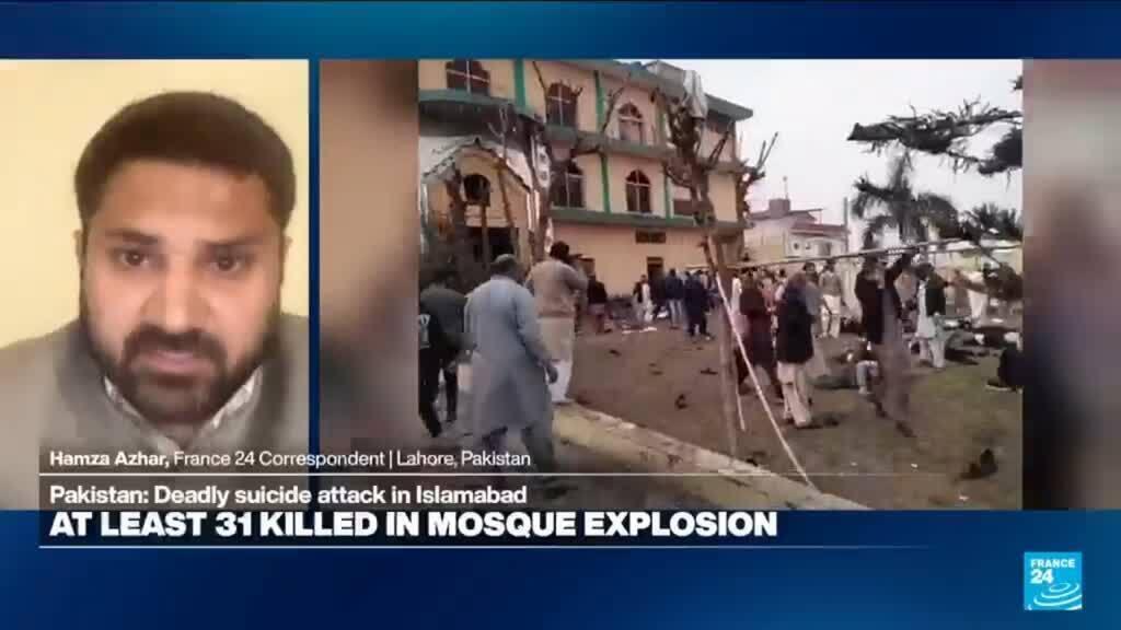 Video thumbnail for 'Casualties expected to rise' in Pakistan after deadly mosque suicide attack