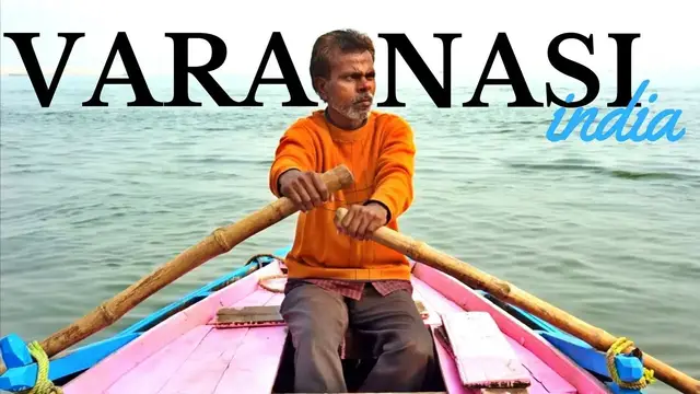 'Video thumbnail for A BOAT RIDE ON THE GANGES RIVER | Varanasi India'