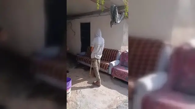 Video thumbnail for Palestine: Settler Confronts Palestinian Family Near Hebron.