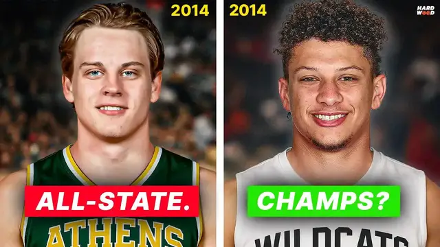 'Video thumbnail for hardwood: nfl players who dominated high school basketball: mahomes, stroud & more!'