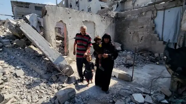 'Video thumbnail for Grandparents raising 36 children after losing sons in Gaza war'