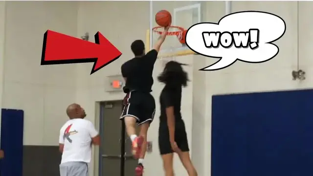 Video thumbnail for Pro Dunker Playing 5v5 Basketball