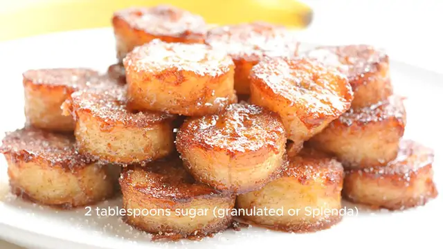 Video thumbnail for Pan-Fried Cinnamon Bananas Recipe