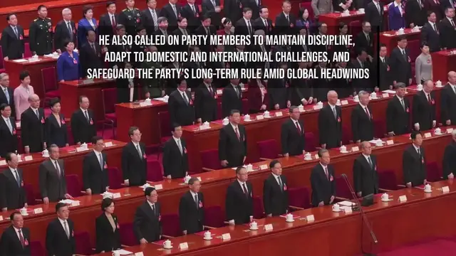 Video thumbnail for Xi Jinping Pledges Stronger Military and Deeper Anti-Corruption Drive.