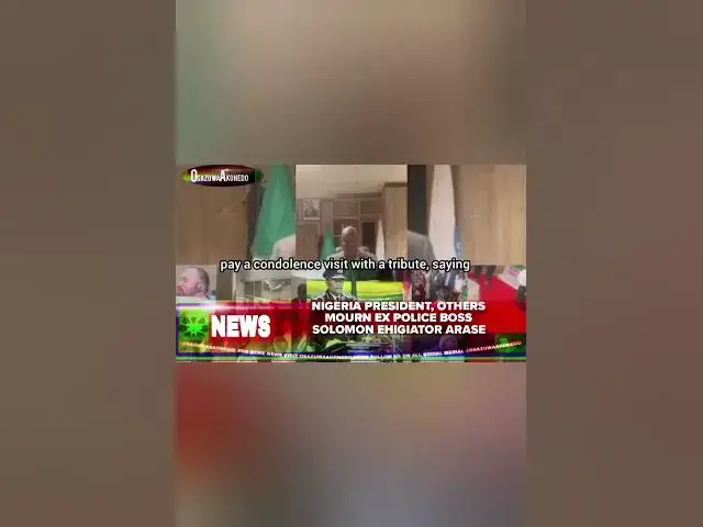 'Video thumbnail for Nigeria President, Others Mourn Ex Police Boss Solomon Ehigiator Arase'