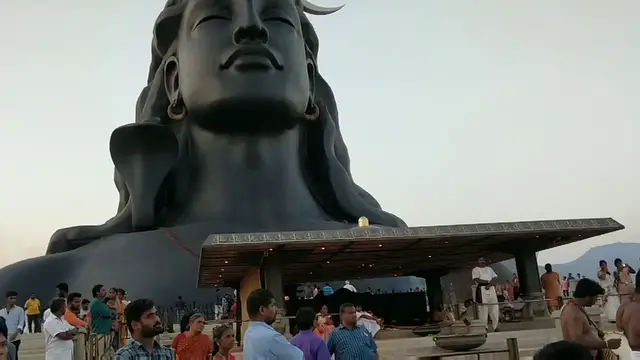 Video thumbnail for Shivanga drummers @ Adiyogi on Tamil New Year day