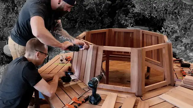'Video thumbnail for We built a garden bench for NEIL PATRICK HARRIS.'