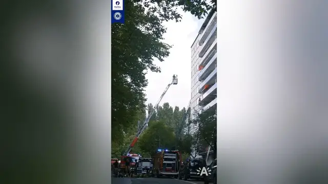 Video thumbnail for Belgium: 5 dead, 16 injured in apartment building fire in Belgian city of Antwerp.
