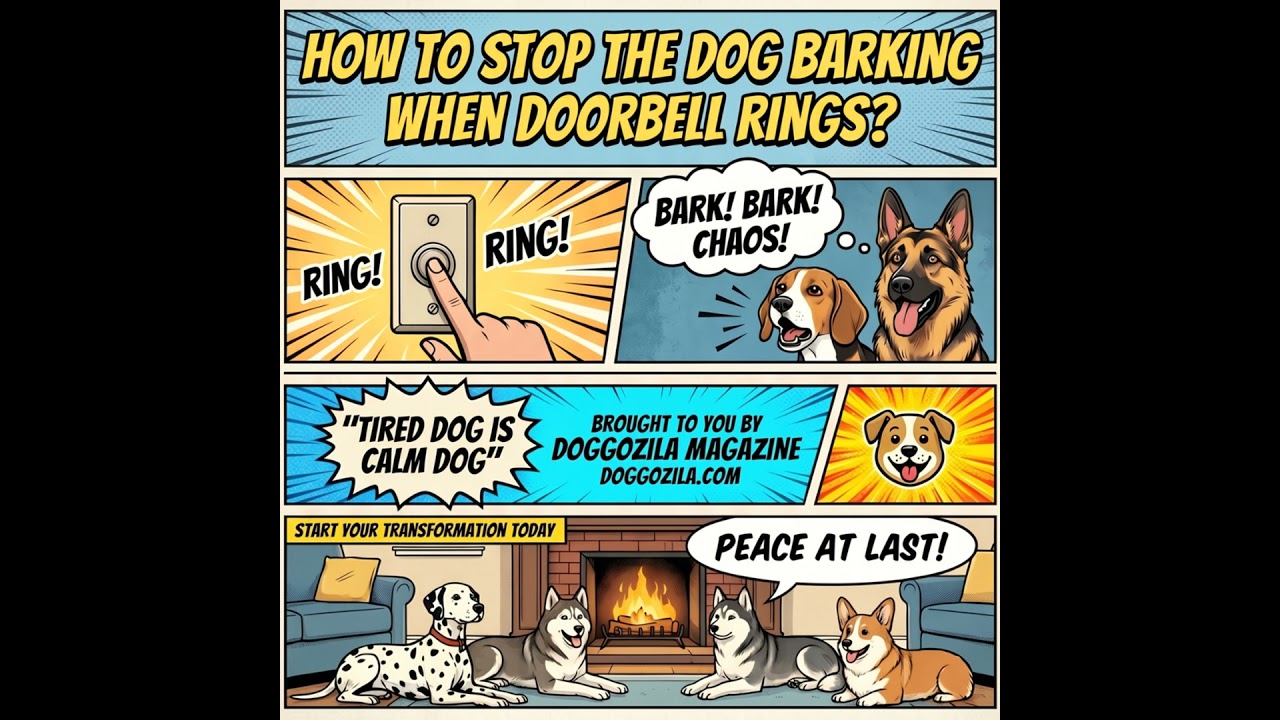 Video thumbnail for How To Stop The Dog Barking When Doorbell Rings?