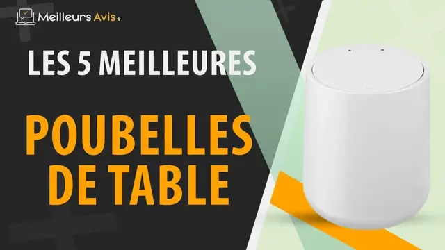 Video thumbnail for ⭐️ MEILLEURE POUBELLE DE TABLE - Comparatif 2023