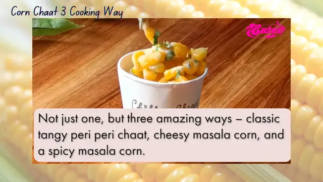 Video thumbnail for Delicious Corn Chaat 3 Cooking Way Recipe