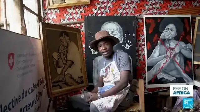 Video thumbnail for As fighting rages in DR Congo, artistic resistance takes shape