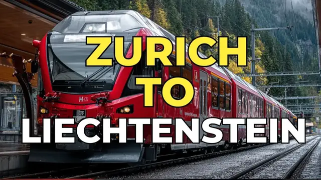 'Video thumbnail for Zurich Switzerland to Liechtenstein By Train 2025'