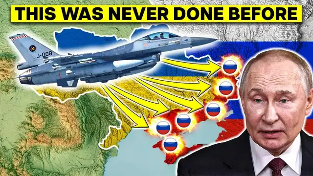 Video thumbnail for business basics: ukrainian f-16 pilot achieves unbelievable feat in air war