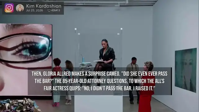Video thumbnail for Kim Kardashian jokes about failing bar exam: 'I didn't pass the bar. I raised it'.