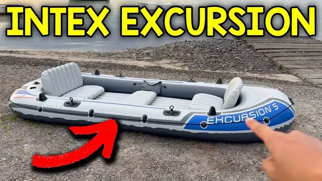 'Video thumbnail for Intex Excursion 5 Person Inflatable Boat Installation'