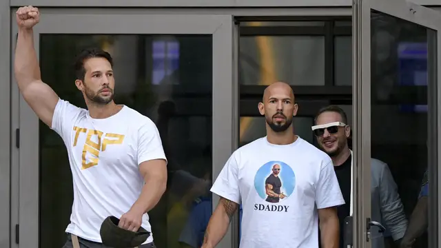 Video thumbnail for Tate brothers head to federal court as Britain pursues extradition