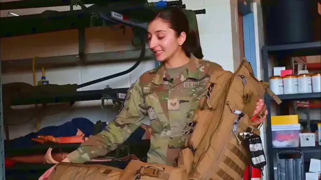 Video thumbnail for MED Team In The USAF • She Keeps Injured Troops Alive