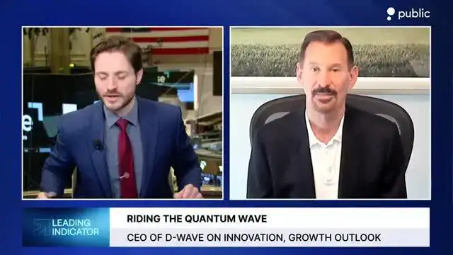 'Video thumbnail for D-Wave CEO on Quantum Computing’s Future, Why Nvidia CEO is ‘Wrong’'