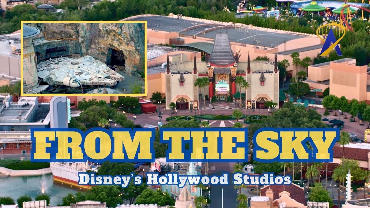 Video thumbnail for Disney's Hollywood Studios - Aerial Views