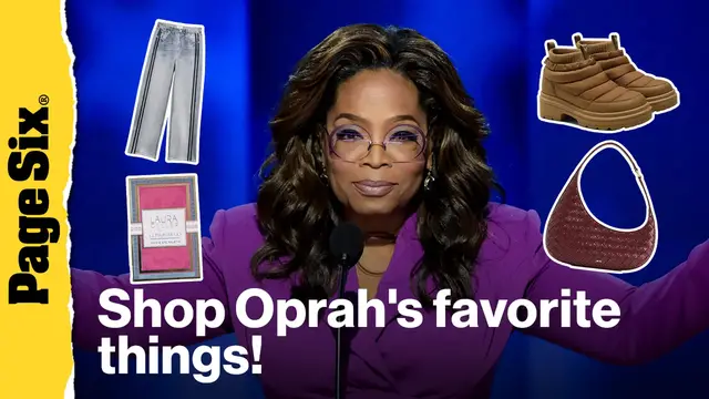 'Video thumbnail for Shop Oprah's 'Favorite Things' list including Skims sleepwear and the $40 slippers she loves'