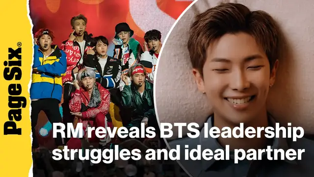 Video thumbnail for RM reveals BTS leadership struggles, ideal partner and fashion inspiration on new podcast