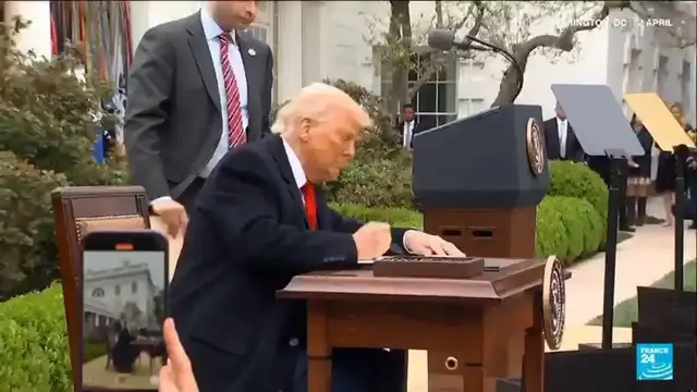 'Video thumbnail for US begins collecting Trump's new global tariffs'