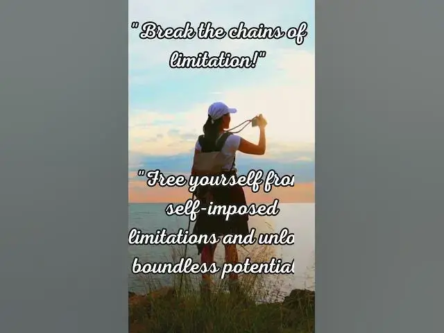 Video thumbnail for "Break the chains of limitation!"