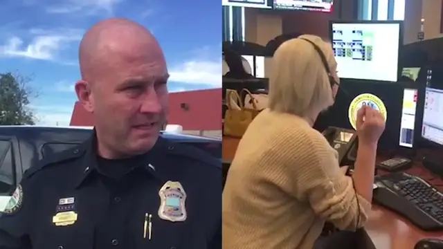 Video thumbnail for Dispatcher Daughter Takes Cop Father's Final Sign-Off Call | Happily TV