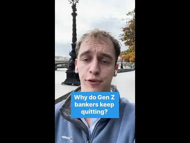 'Video thumbnail for Why do Gen Z bankers keep quitting?'