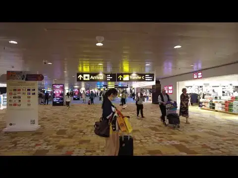 Video thumbnail for Singapore Airport Arrival Terminal 1 SIN