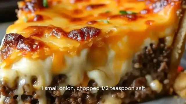 'Video thumbnail for Pioneer Woman Cheeseburger Pie recipe'