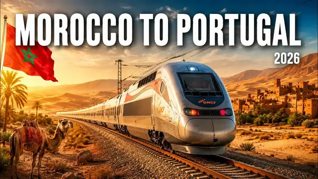 Video thumbnail for Marrakech Morocco to Lisbon Portugal Without Flying | Train, Ferry & Taxi Adventure!