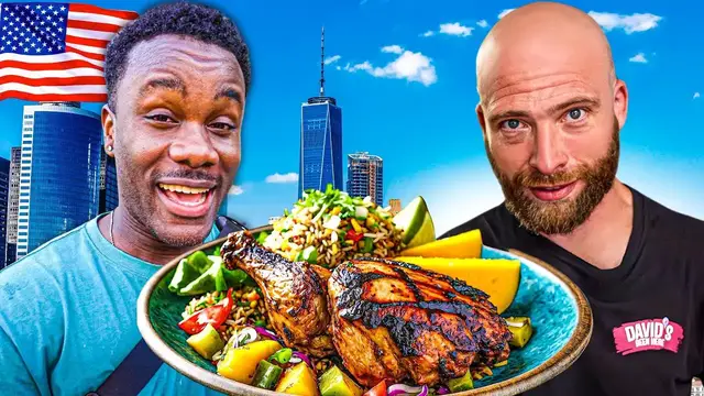 'Video thumbnail for NYC's Ultimate Caribbean Food Tour! Jamaican Jerk Queen In Brooklyn!'