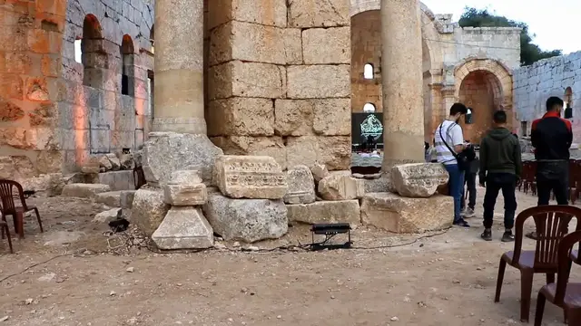 Video thumbnail for Syria: Ancient Christian Site Reopens in Aleppo.