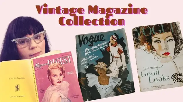 'Video thumbnail for Browsing through my Vintage Magazine Collection'
