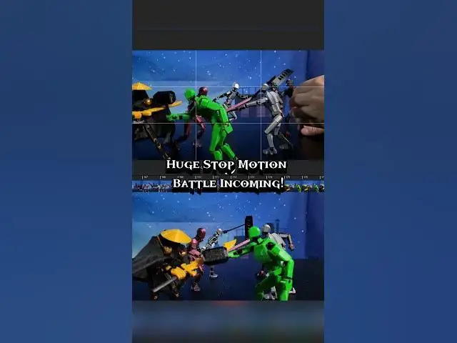 Video thumbnail for I'm Animating A Huge Stop Motion Battle! ⚔️💥