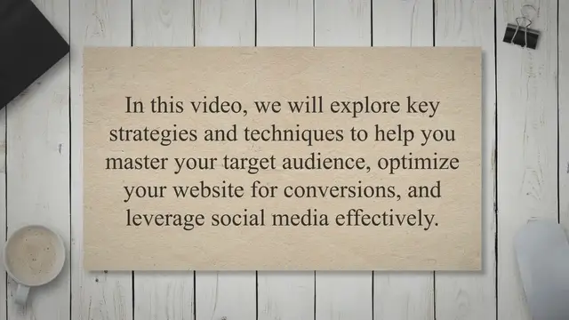 'Video thumbnail for Unlocking Online Revenue: Mastering Your Target Audience, Website Conversions, and Social Media Strategies'