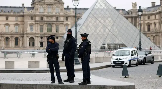 'Video thumbnail for ‘Priceless’ jewels stolen from France’s Louvre Museum in four-minute heist'