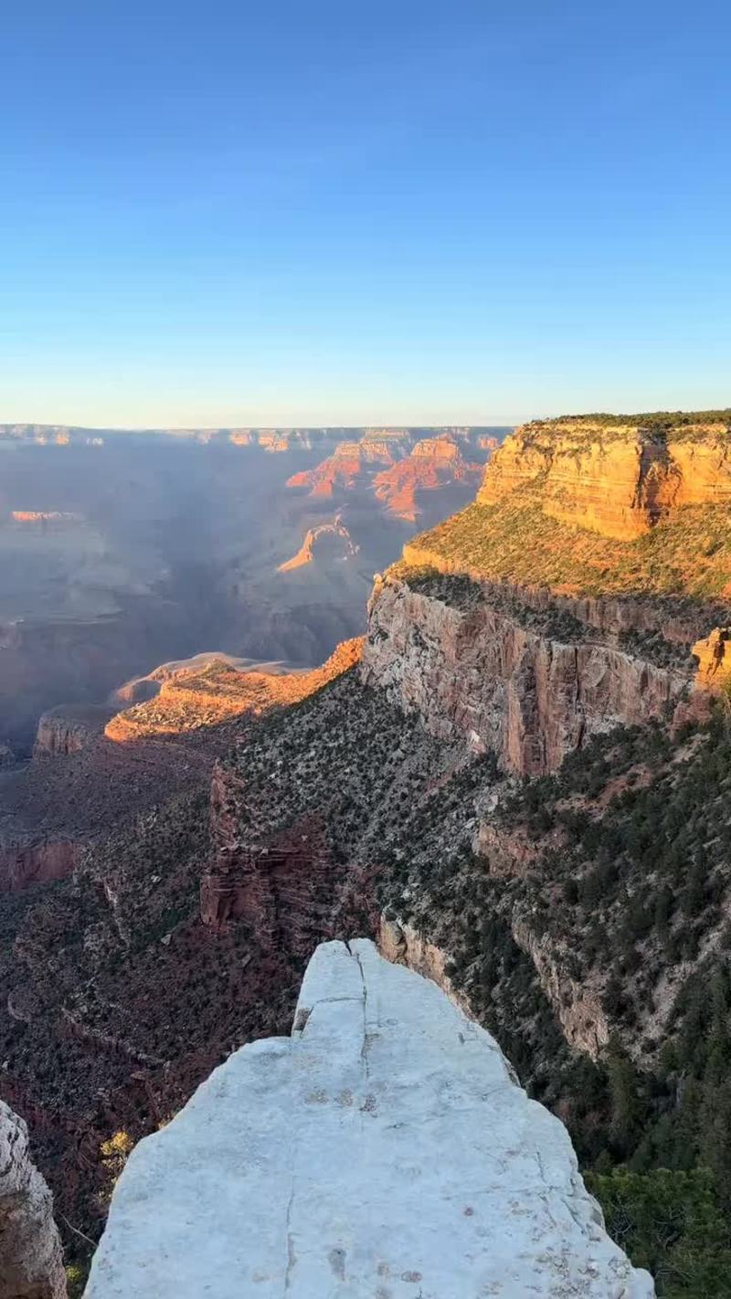 Video thumbnail for Golden Sunrise over the South Rim of Grand Canyon