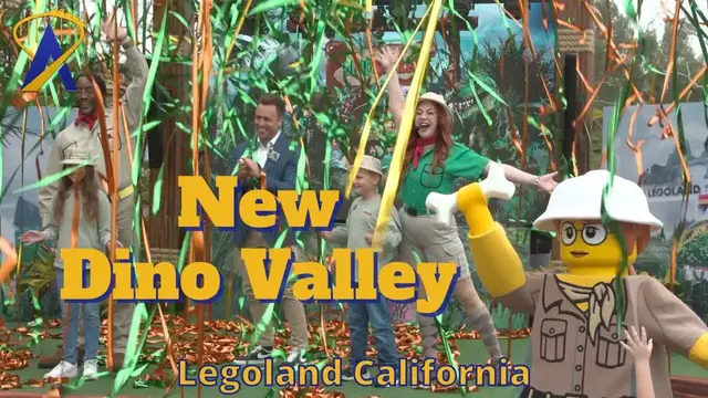 Video thumbnail for Dino Valley Grand Opening and Preview at Legoland California